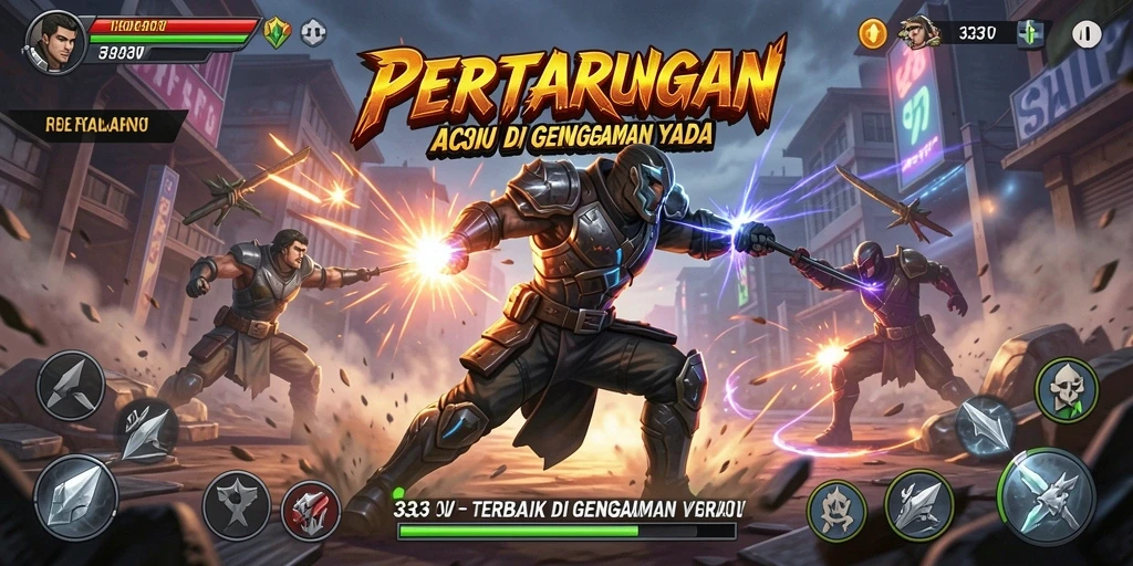 Tampilan gameplay yang seru dan mendebarkan dari 333V.