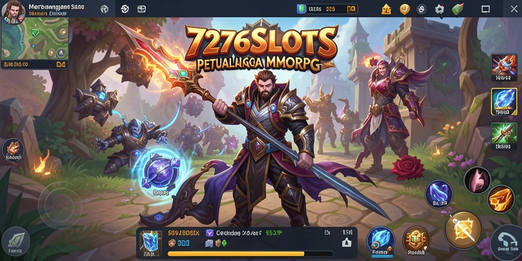 Screenshot menampilkan gameplay dinamis dan interaksi antar pemain di 7276SLOTS.