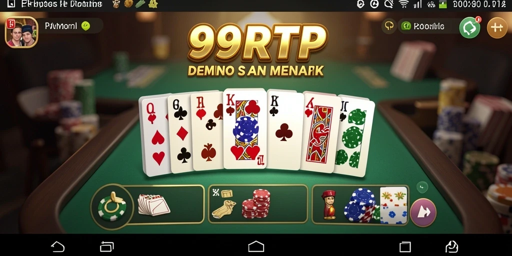 Tampilan gameplay seru dalam aplikasi 99RTP.