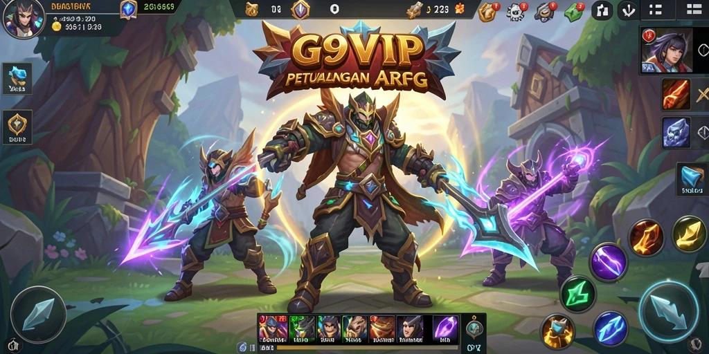 Gameplay G9VIP dengan aksi seru dan grafis menawan.