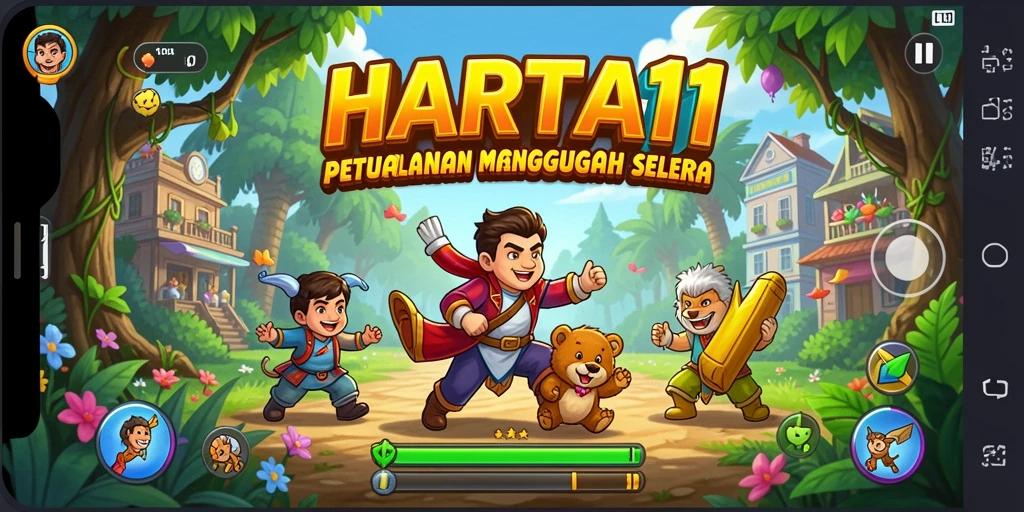 Screenshot menunjukkan aksi seru dari gameplay HARTA11 yang menarik.