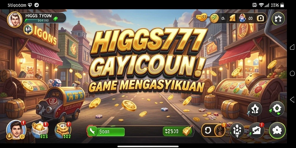 Tampilan gameplay HIGGS777 yang menarik dan penuh tantangan.