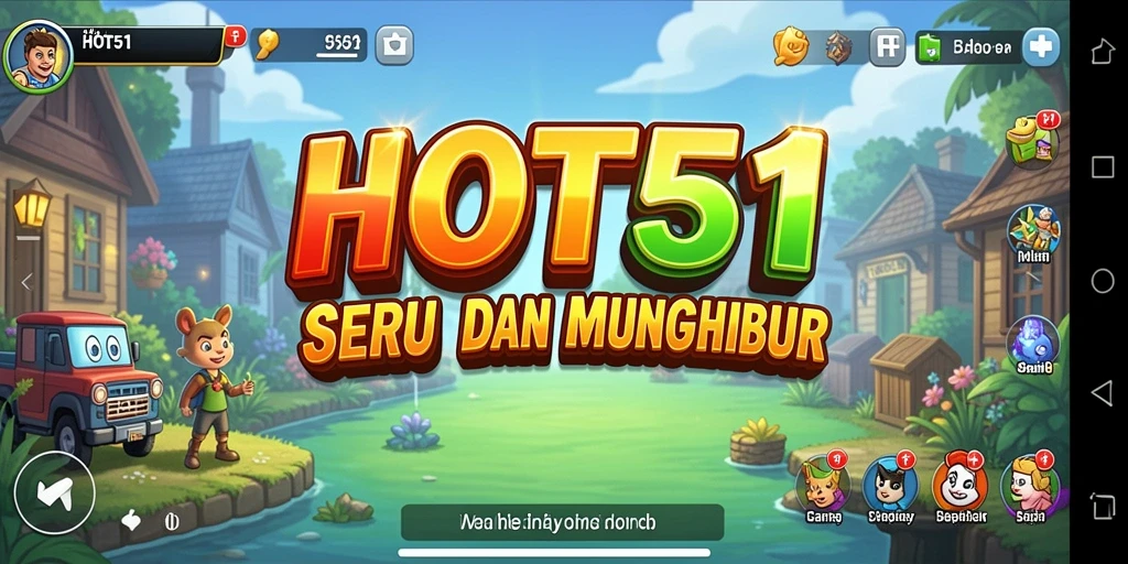 Tampilan gameplay HOT51 yang menarik dengan sistem Idle.