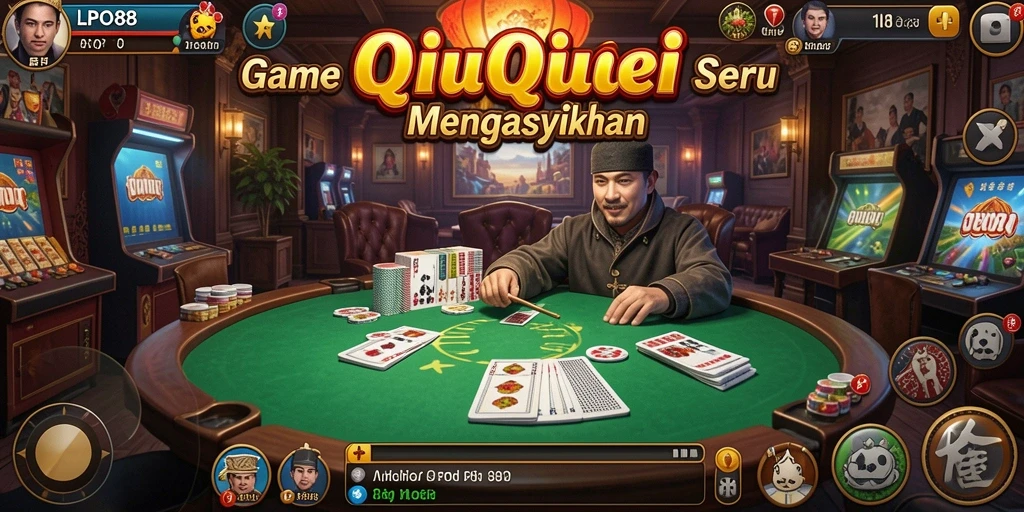 Tampilan gameplay seru QiuQiu di LPO88.