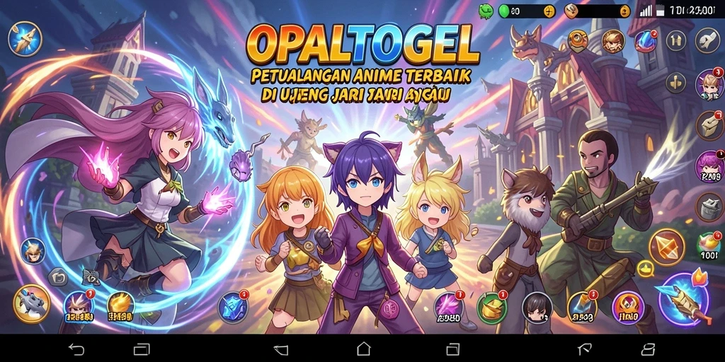 Gameplay seru OPALTOGEL dengan karakter Anime yang menawan.