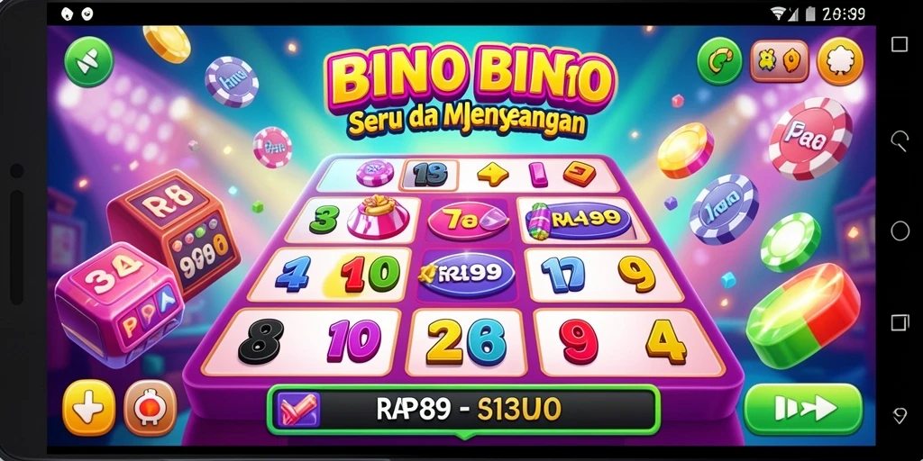 Tampilan menarik dari gameplay Bingo di RAP89