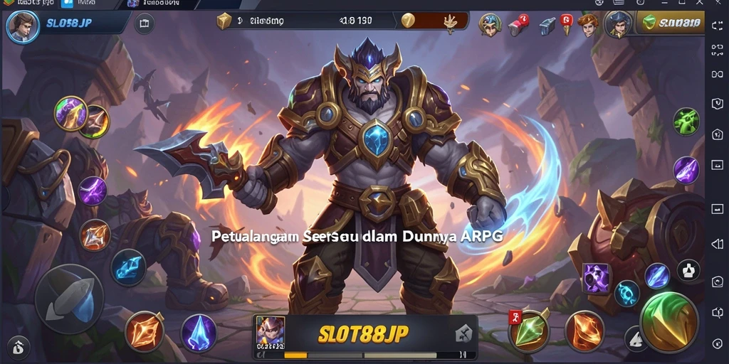 Screenshot gameplay SLOT88JP menampilkan suasana pertempuran yang mendebarkan.