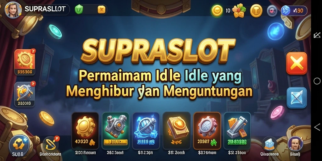 Tampilan gameplay SUPRASLOT yang seru dan menghibur.