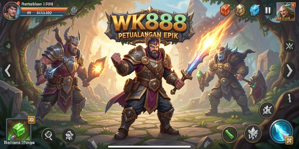 Tangkapan layar gameplay menampilkan aksi pertempuran RPG yang seru.